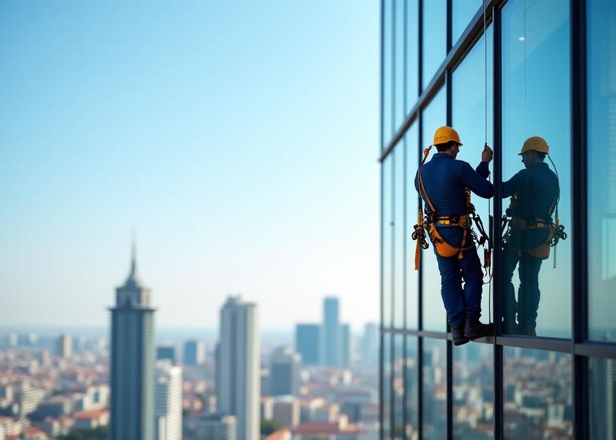 Limpieza profesional de ventanas en Madrid